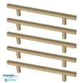 thumbnail image 2 of Liberty P01026Z-FBA Flat Black Bar Cabinet Drawer Pull Knob 5 1/16" Centers 5 Pack, 2 of 7