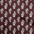 thumbnail image 1 of oneOone Cotton Poplin Dark Brown Fabric Block Sewing Material Print Fabric By The Yard 56 Inch Wide, 1 of 6