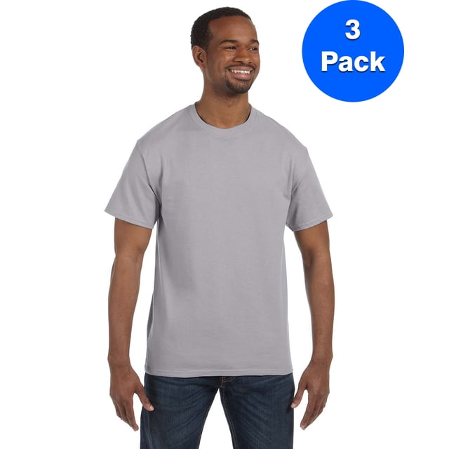Hanes Men's Authentic-T T-Shirt - 5250T (Pack Of 3)