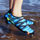 thumbnail image 1 of Hombres Mujeres Zapatos de agua Deportes Secado rápido Descalzo para nadar Buceo Surf Aqua Pool Play Abanopi Azul/43, 1 of 7