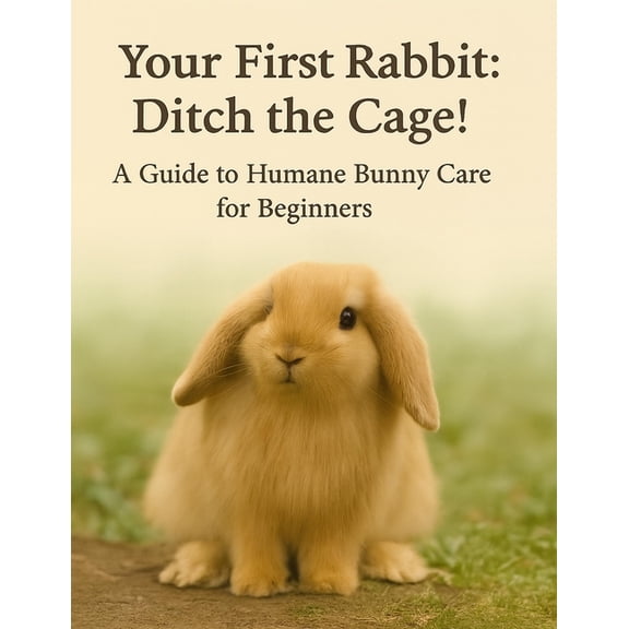 Your First Rabbit: Ditch the Cage!: A Guide to Humane Bunny Care for Beginners, (Paperback)