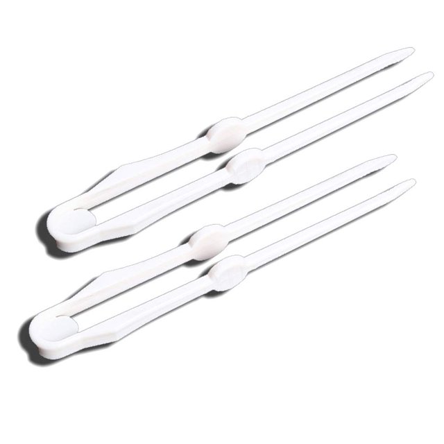 Paquete de 2 pinzas para chips, Clip para el hogar, restaurante, panadería, cocina, pan, aperitivos, ensalada de patatas, comida (paquete de 2)