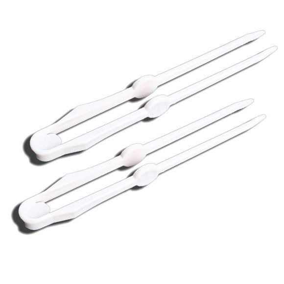 Paquete de 2 pinzas para chips, Clip para el hogar, restaurante, panadería, cocina, pan, aperitivos, ensalada de patatas, comida (paquete de 2)