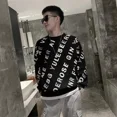 thumbnail image 5 of Camisetas estampadas con cuello redondo para hombre, sudaderas con estampado punk, estilo hip hop, rock, estilo social, años 90, vintage, a granel, ropa de diseñador para hombre, 5 of 5