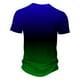 thumbnail image 3 of Camisas de Manga Larga para Hombres, Botón de Impresión Casual Camisa de Cuello Redondo Hecha de Poliéster Ligero para Todo el Uso de Temporada, Camisas de Manga Corta para Hombre, 3 of 5