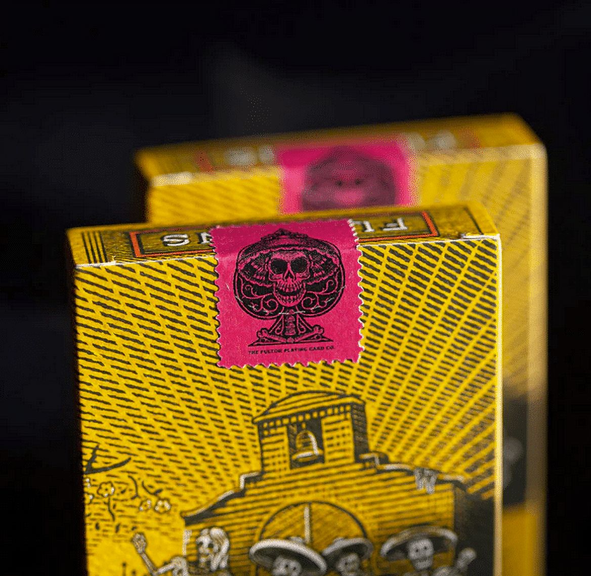 Limited (Pink) Gilded Fulton's Day of the Dead Muertos Edition Playing Cards