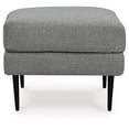 thumbnail image 4 of Signature Design by Ashley Contemporary Hazela Ottoman Chenille Charcoal, 4 of 6