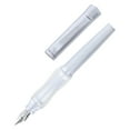 thumbnail image 2 of Sensa Metals Fountain Pen, Medium Nib - Satin Silver, 2 of 2