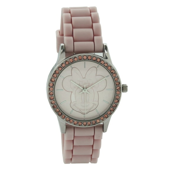 Disney Women's Mini Mouse Watch w/ Pink Dial & Strap MN1590BB
