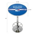 thumbnail image 2 of New York Rangers Logo Bar Table with Adjustable Footrest and Acrylic Top, 2 of 5