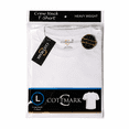 thumbnail image 3 of Cottmark Men’s Crew Neck Classic Soft T-Shirt, White, Size L, 3-Pack, 3 of 10