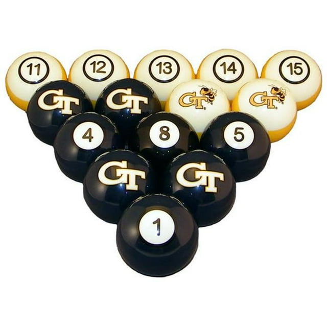 Wave7 GATBBS200N Georgia Tech Billiard Numbered Ball Set