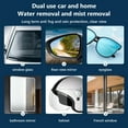 thumbnail image 6 of Glass Defogging Agent - 100ml Windshield Water Repellent for Car & Home Use, Anti-Fog Spray Prevents Rain Blockage, Easy Application Kit, 6 of 9