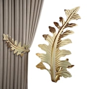 Hearthoom U-Shaped Curtain Hooks, Wall Mounted Hooks for Window Treatments, Modern No-Drill Design with Sustainable Metal, Easy Installation for Home Decor, Ideal for Curtain Organization