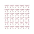 thumbnail image 2 of Gift Bow Ribbon, Sealing Bows, 30-Pack Multi-Color Nylon Spandex Decorative Webbing with Easy-Tie Design for Elegant Gift Wrapping, Baking, and Party Decorations,YISHFHP,Pink, 2 of 8