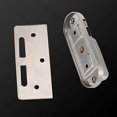 thumbnail image 3 of 90 Degree Flip Stainless Steel Sliding Door Lock Latch Cam Lock Curved Door Buckle, 3 of 5