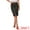 Black, variant on DARING DIVA Women's Holographic Shiny Metallic High Waist Pencil Midi Skirt XS Black