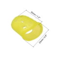 thumbnail image 2 of Uxcell Finger Tips Anti Slip Fingertip Protector, 10 Pack 30mm Silicone Finger Guard, Yellow, 2 of 6