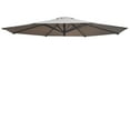 thumbnail image 2 of Sunrise Umbrella 9’ x 9' 8 Rib Taupe Patio Umbrella Canopy, UV Protective Polyester, 2 of 3