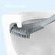 thumbnail image 4 of Advancent 1 Uds. Cepillo de baño mango largo cepillo montado en la pared forma de palo de Golf herramienta de limpieza baño silicona sin extremos muertos Suministros de limpieza para el hogar Gris Advancent HA006819-05, 4 of 6