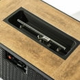 thumbnail image 2 of Resenkos 32-inch Fire Pit Table with Tank Cover, 50,000 BTU Rectangular Steel Design - Dark Gray, 2 of 16