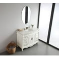 thumbnail image 2 of Elegant Decor Bordeaux 48" Wood Single Bathroom Vanity in Antique White, 2 of 6