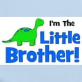 thumbnail image 2 of CafePress - I'm The Little Brother! Dinos Body Suit - Long Sleeve Cotton Baby Bodysuit, 2 of 4