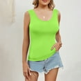 thumbnail image 2 of Bovemsi Women's Tanks & Camis Fashion Clothes For Every Occasion Cotton Linen Cardigan Summer Chic Camisoles for Under Clothes, 2 of 9