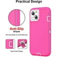thumbnail image 4 of Entronix Funda Resistente para iPhone 11 Pro Max, Triple Capa a Prueba de Golpes y Protección contra Caídas, Color Rosa, 4 of 5