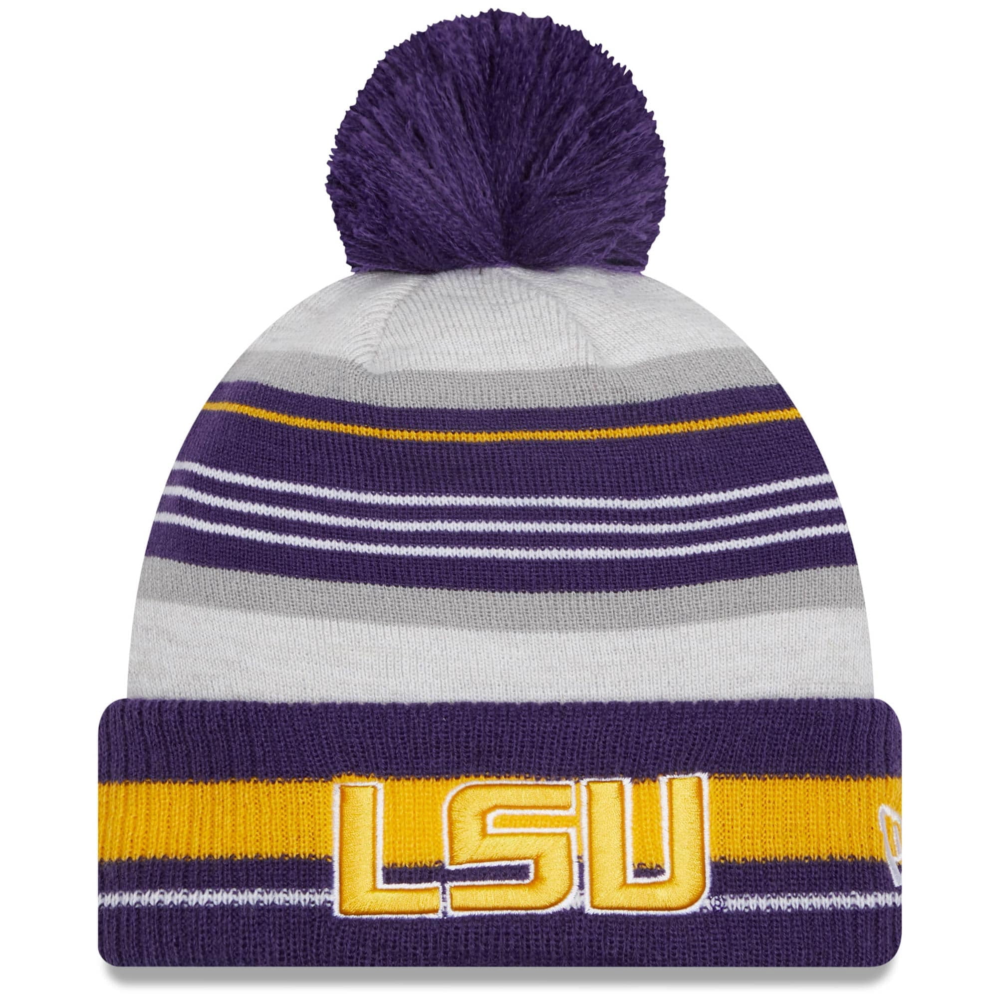 LSU Tigers New Era Grayed Cuffed Knit 