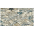 thumbnail image 2 of Marble Fish Scale Hardcover 3 Ring Binder 1.5” Round Rings Letter Size Paper Pockets for School Office Supplies, 2 of 9
