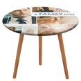 thumbnail image 1 of El hombre de la familia-theme Fitted Round Tablecloths Elastic Edged Table Covers Waterproof Table Cloth for Kitchen Holiday Party Tables Decor 150cm, 1 of 6