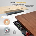 thumbnail image 5 of Mount-It! Under Desk Slide Out Pencil Drawer | 21.2" L x 5.6" D, 5 of 8