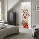 thumbnail image 4 of 2 unids/set pegatinas de puerta de nevera de alce de Navidad pegatinas de arte de pared autoadhesivas impermeables decoración del hogar, 4 of 5