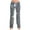 Gray, variant on Womens Sequin Elastic Waist Pants Print Loose Pajamas Wide Leg Pants Comfy Casual Loungewear Trousers with Pockets