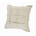 thumbnail image 5 of Laddha Home Designs Handwoven Over Tufted Grid Cotton Throw Pillow Cover - 20" - Cream, 5 of 8