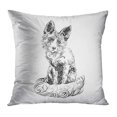 thumbnail image 1 of BOSDECO Abstract Fox in Vegetable Graphic Ivy Tattoo Tree PillowCase Pillow Cover 20x20 inch, 1 of 1