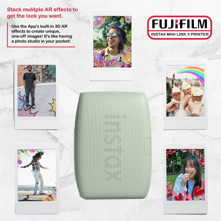Fujifilm, Smartphone Printer, INSTAX MINI LINK 3, Sage Green