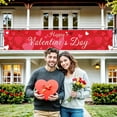 thumbnail image 5 of Happy Valentines Day Banner Decorations XtraLarge Size 20x98 Inch Valentine Yard Banner for Party Decor Red Heart Romantic Happy Valentine's Day Backdrop Poster Hanging Outdoor Gate Fence Door Wall, 5 of 8