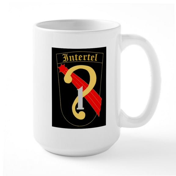 CafePress - Intertel Logo Mugs - 15 oz Ceramic Large White Novelty Mug