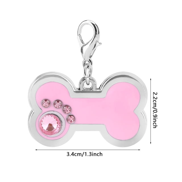 Etiqueta De Nombre De Gato, Etiqueta De Perro Essentials Para Cachorros Etiqueta De Nombre De Identificación De Mascota Personalizada Colgante De Collar Con Forma De Hueso