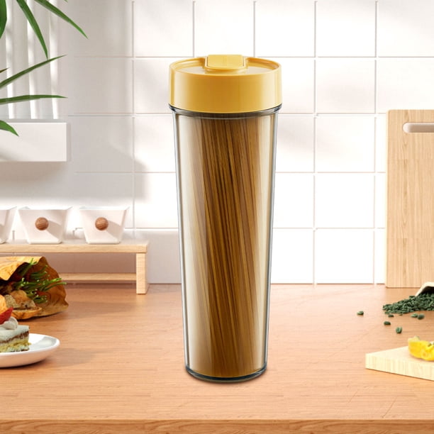 Food Grade Plastic Storage Container | Noodle & Grain Sealed Jar | Transparent Lid | 1000ml Capacity | Versatile Kitchen Organization Bucket | Efficient Freshness Preservation | Space-Saving Design