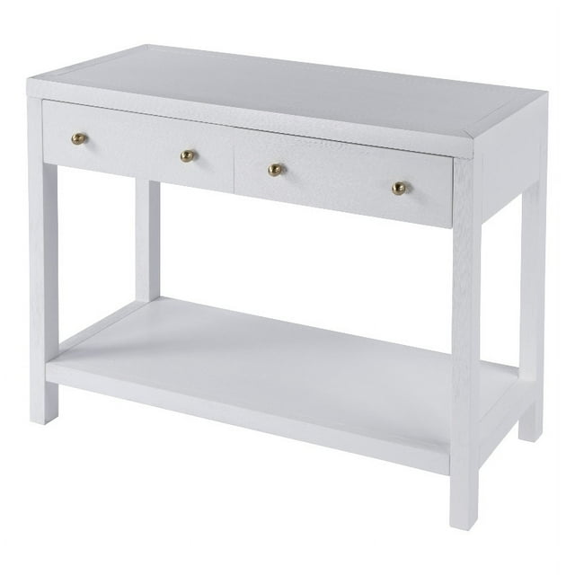 Butler Specialty Company Nora 2 Drawer Console Table - White