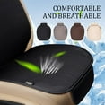thumbnail image 3 of QHUDLV Flax Car Seat Cover,Breathable Four‑Season Cushion,Front Seat Protector, 3 of 9