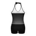 thumbnail image 4 of Womens 2 Piece Tankini Swimsuits Plus Size Gradient Print Tummy Control Bathing Suit with Shorts Fashion Swimwear, 4 of 4
