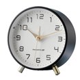thumbnail image 1 of Simple clock, light luxury alarm clock, silent, frosted metal desk clock for students, 1 of 6