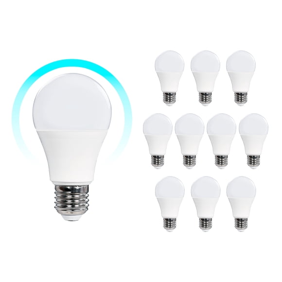 Foco Led 10w A60 Icon  Luz Blanca Ilumina 75w Pack 10 Pzas