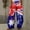 Red, variant on Lilgiuy 4th of July Pants for Women Casual Printing Pockets Elastic Mid-Waist Comfortable Wide-Legged Loose Independence Day Pants for Hiking Biker Golf