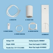 WANAI 5000BTU SACC (8000 BTU ASHRAE) Portable Air Conditioner Built-in Dehumidifier & Fan Mode Cools up to 250 Sq.ft