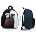 thumbnail image 2 of Jujutsu Anime Kaise Backpack for Men Women Small Bookbag with Front Pocket, 2 of 6